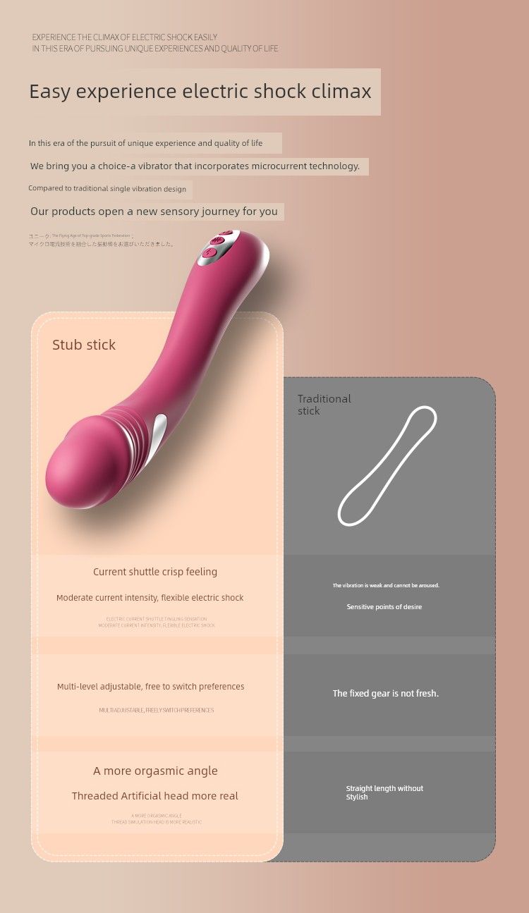 Masturbační zařízení Sexy elektrický šok Clitoris Climax Vibrátor pro dospělé s okamžitým orgasmem, speciální plug-in pro ženy_voghion.com