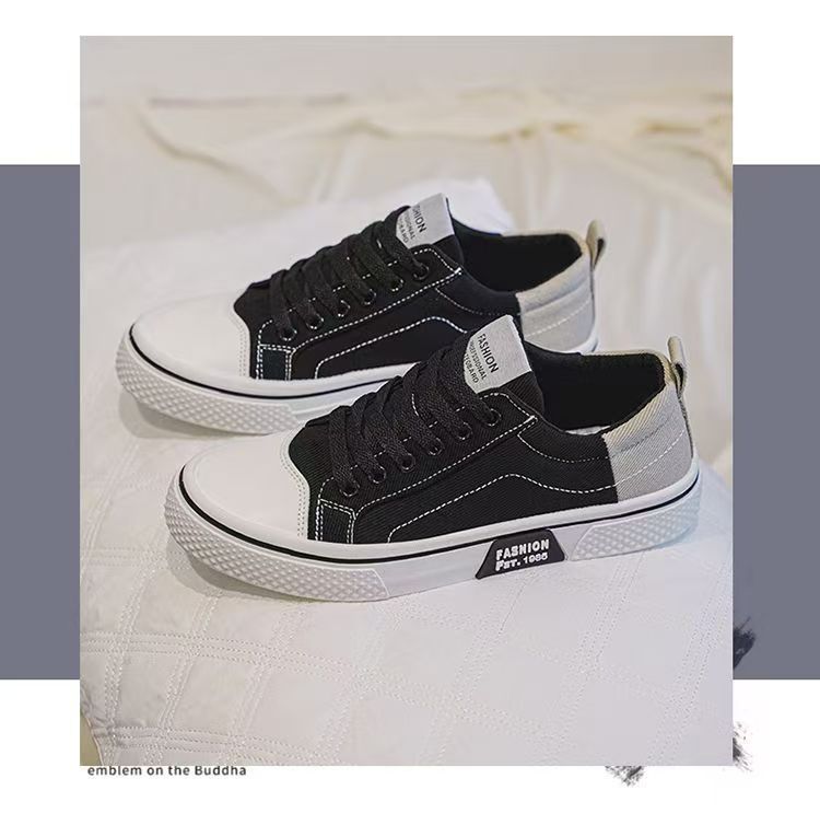 Men's Classic Canvas Sneakers For Summer - Breathable, Slip-Resistant, Durable & Versatile Casual Shoes With Round Toe And Low-Top Design_voghion.com