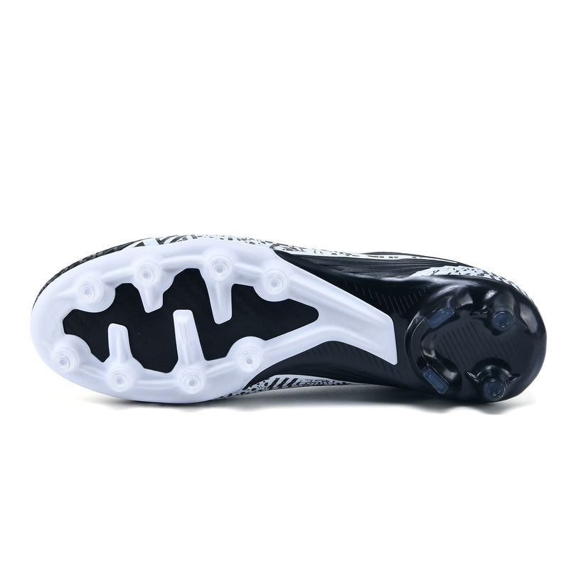 Fußballschuhe Herren High Ankle Fußballschuhe Ultraleicht Rutschfestes Training FG Turf Futsal Kinder Outdoor Sneakers_voghion.com