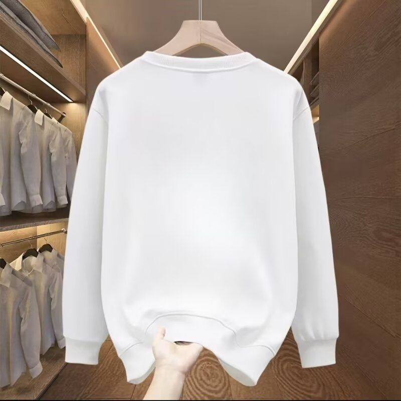 Streetwear Fleece Sweatshirt For Men – Oversized Crewneck With Cartoon Print_voghion.com