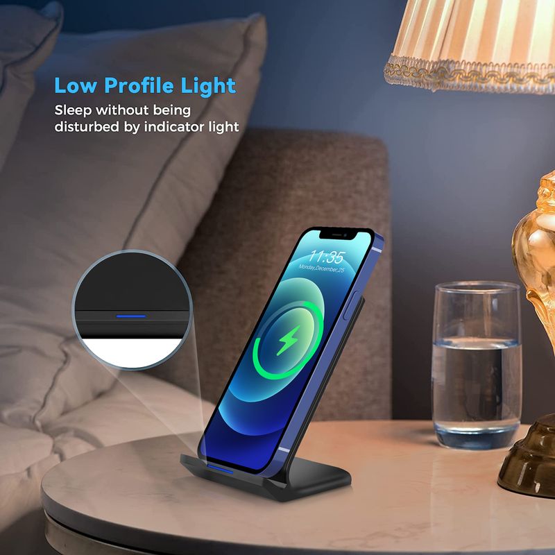 30W Qi Wireless Charger Stand Fast Charging Dock Station For IPhone 13 12 11 Pro X XS Max XR Samsung S20 S10 Xiaomi_voghion.com