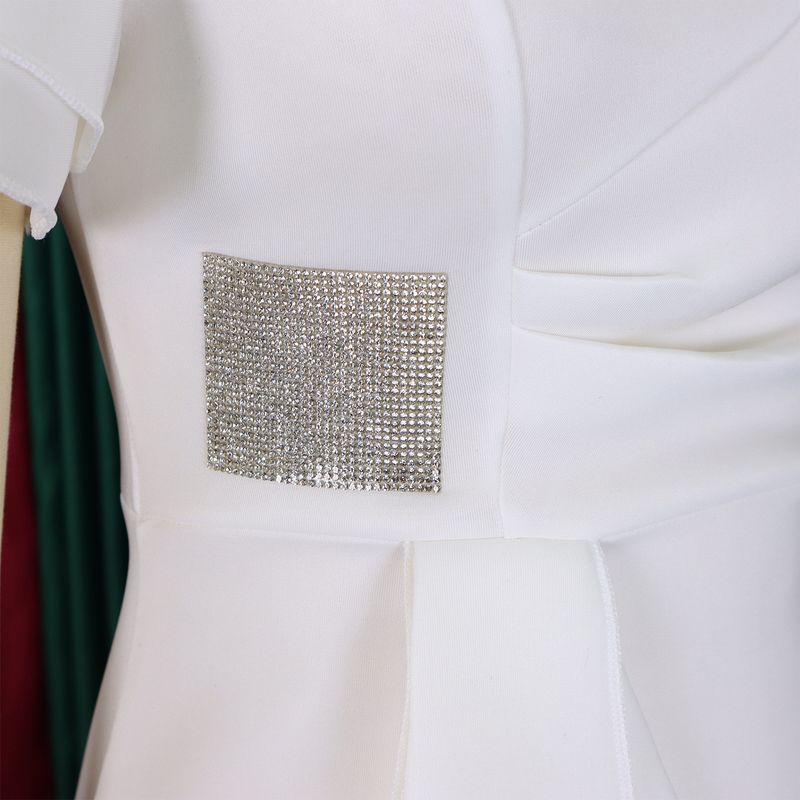 Women's Clothing fashion temperament elegant ruffled solid color hip wrapped _voghion.com