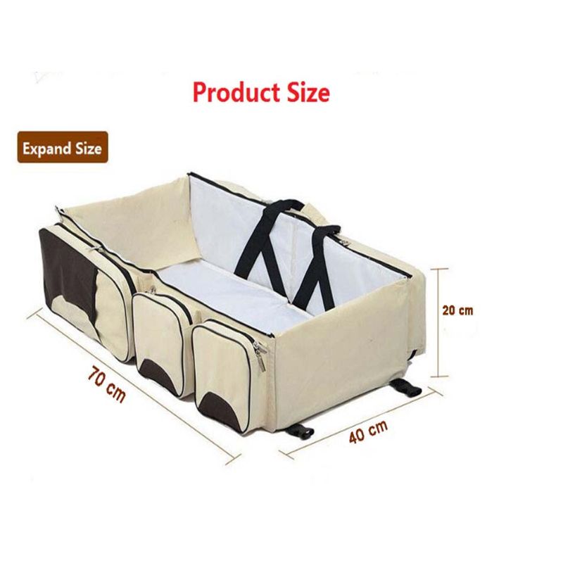 Multi-function Portable Travel for Newborn Crib Bed Mummy Packing Bag Folding Safety Outdoors Baby Carry Cot_voghion.com