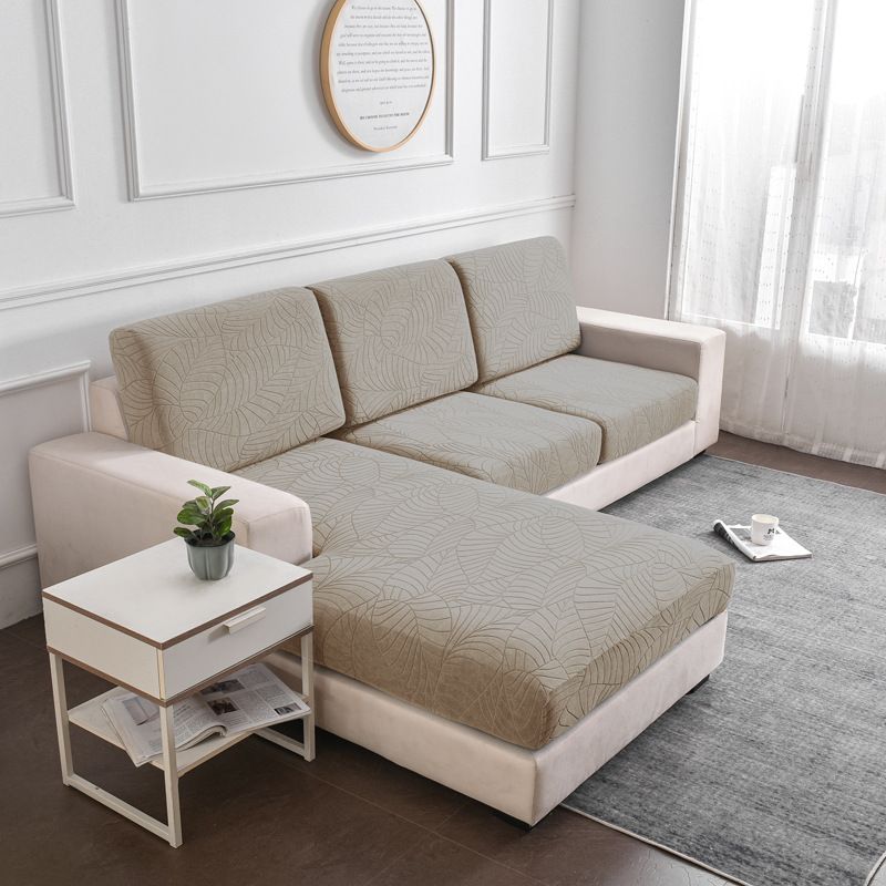 Meubles de maison Housse de coussin élastique en jacquard imperméable pour canapé, housse de canapé anti-poussière, quatre saisons, universelle, housse complète, housse de coussin de canapé_voghion.com