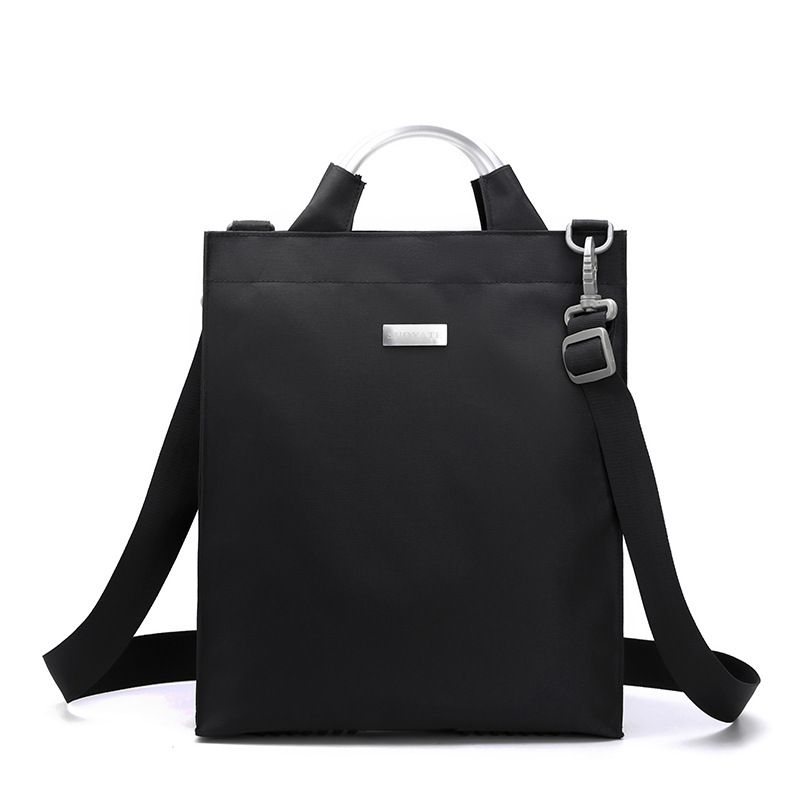Vertikale Handtasche für Herren, Business Casual, Oxford-Stoff, Aktentasche, Nylon-Canvas, einzelne Schulter, Umhängetasche für Herren_voghion.com
