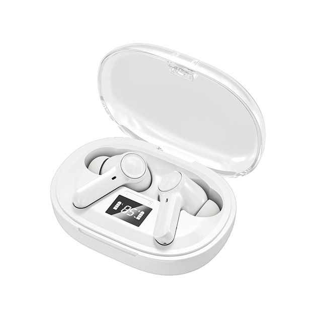 Transparent Space Capsule Digital Display Bluetooth Headset High-end Comfortable Wearing Wireless Headset_voghion.com