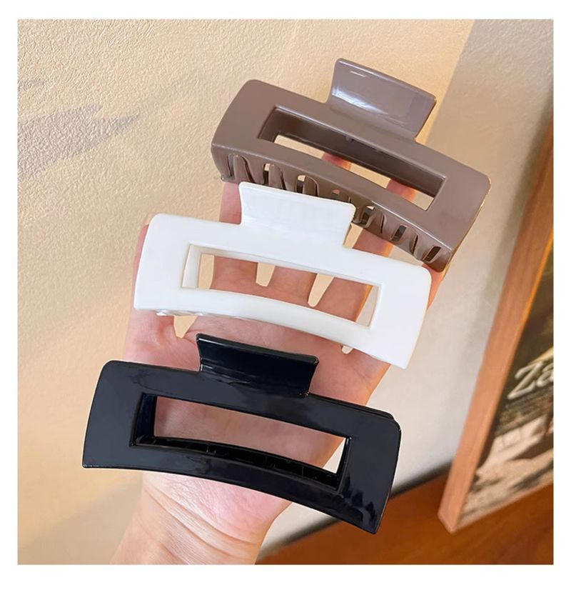 Advanced Simple Soft Silicone Shark Clip Summer Back Of The Head Plate Hair Grab Clip Safe And Does Not Hurt Hair Volume Multiple Clip_voghion.com