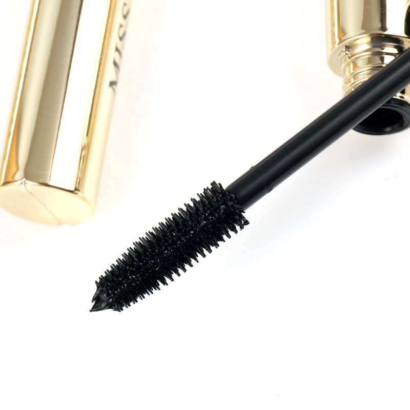 MISS ROSE 3D Cat - Shaped Gold Tube Mascara - Dense, Long - Lengthening, Curl - Enhancing, Natural - Looking, Long - Lasting, One - Stroke Application_voghion.com