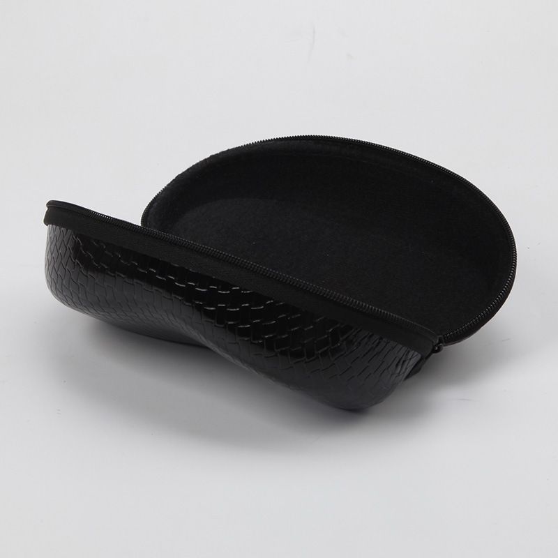 Cutie de ochelari de soare de înaltă calitate cu fermoar portabil EVA, anti-presiune, mare, disponibilă_voghion.com