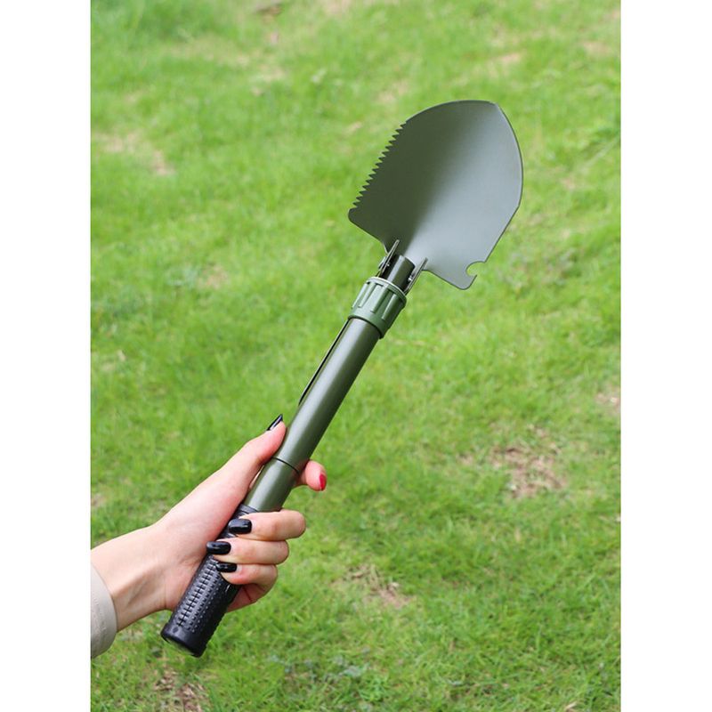 Outdoor Gear Camping Spaten 4-in-1 Multifunktionale Militär Angeln Klapp Eisen Schaufel_voghion.com