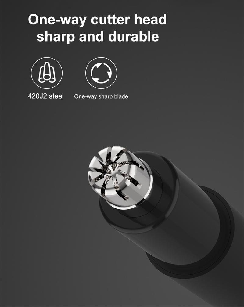 Youpin HN1 - Elektrischer Nasen-/Ohrhaarschneider für Herren, Haarrasierer, Sicherheits-Entfernungsreiniger YCDC_voghion.com