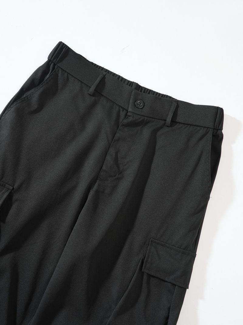 Men's Utility Cargo Pants – Military-Inspired Tactical Trousers With Multi-Pockets_voghion.com