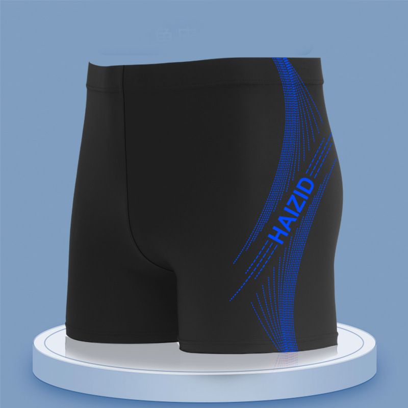 Schnelltrocknende Boxershorts für Herren, professionelles Rennschwimmen, Übergröße, Badehose für heiße Quellen_voghion.com