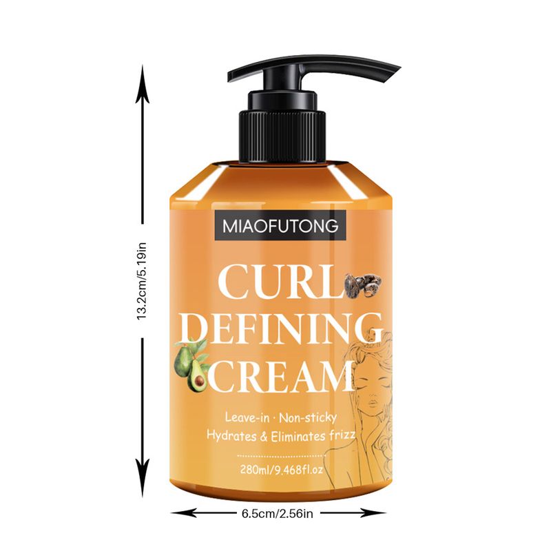 Crema para rizar, peinado elástico, hidratante, no endurece, sin lavado, elastina_voghion.com