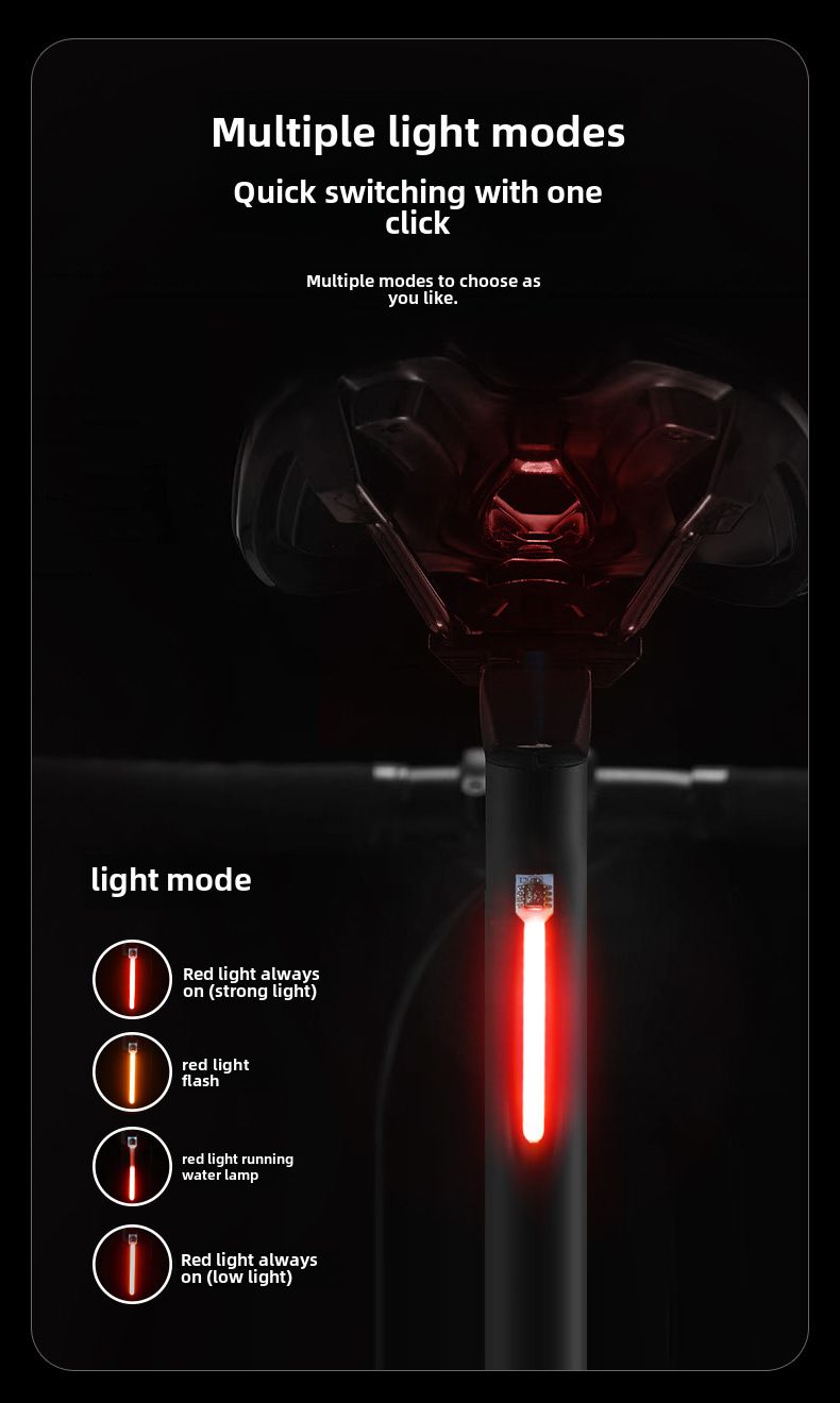 Jalgratta tagatuli vesi usb laadimine mägituled öine maanteerattasõit esiletõstmised loomingulised Varustusosad_voghion.com