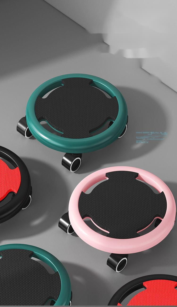 Fiess Silent Wheel Abdominal Muscle Sliding Plate Male And Female Indoor Sports Equipment Core Strength Trainer_voghion.com