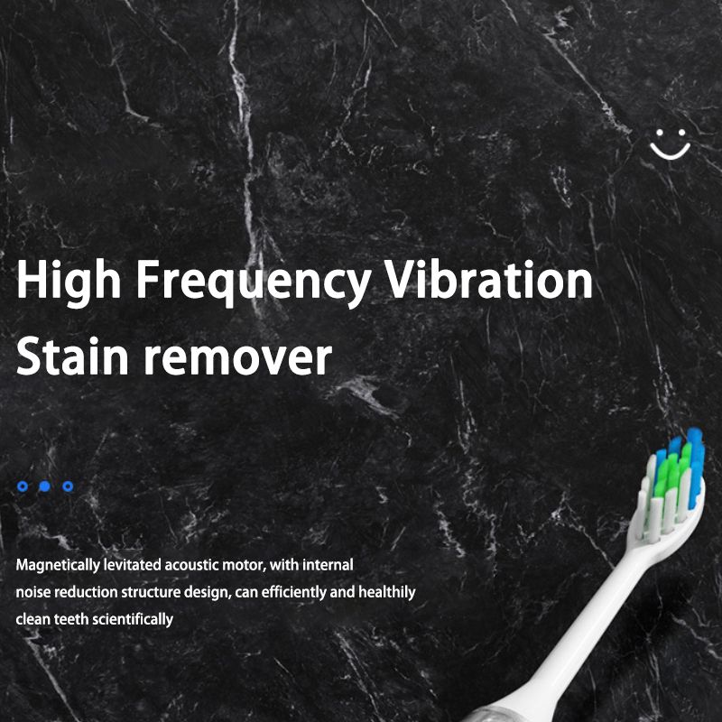 Ultrasonic Sonic Electric Toothbrush Rechargeable Tooth Brushes Washable Electronic Whitening Teeth Timer Brush 5 Colors_voghion.com