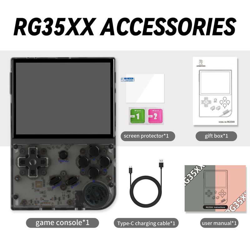 Machine de jeu portable rétro portable RG35XX + H700 édition verticale améliorée 2024_voghion.com