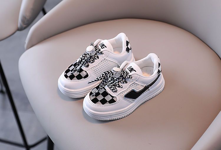 Estate 2025 Nuove scarpe sportive traspiranti in rete singola per bambini e bambine_voghion.com