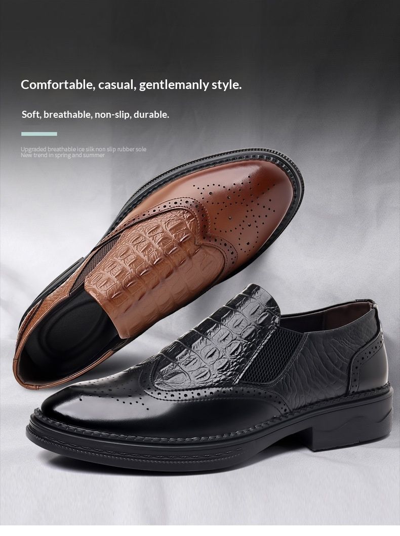 Voyage Cross-Border Dropshipping 2025 Primavera e Autunno Retro British Low-Top Genuine Derby Uomo Suola Spessa Casual Pelle_voghion.com