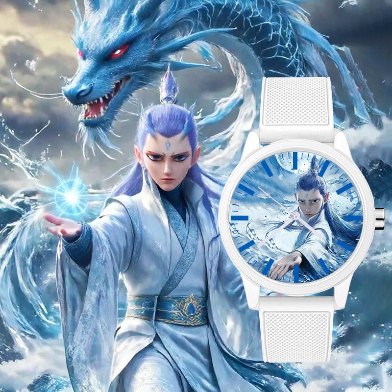 Men's Watches Magic Child Peripheral Nezha Student Quartz Watch Magic Pill Same Style Silent Lifestyle Leisure Children's Precision Watch_voghion.com