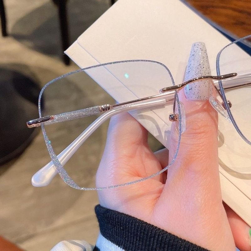 New style reading glasses fashion ladies starlight anti blue light reading glasses vibrato reading glasses eye protection_voghion.com