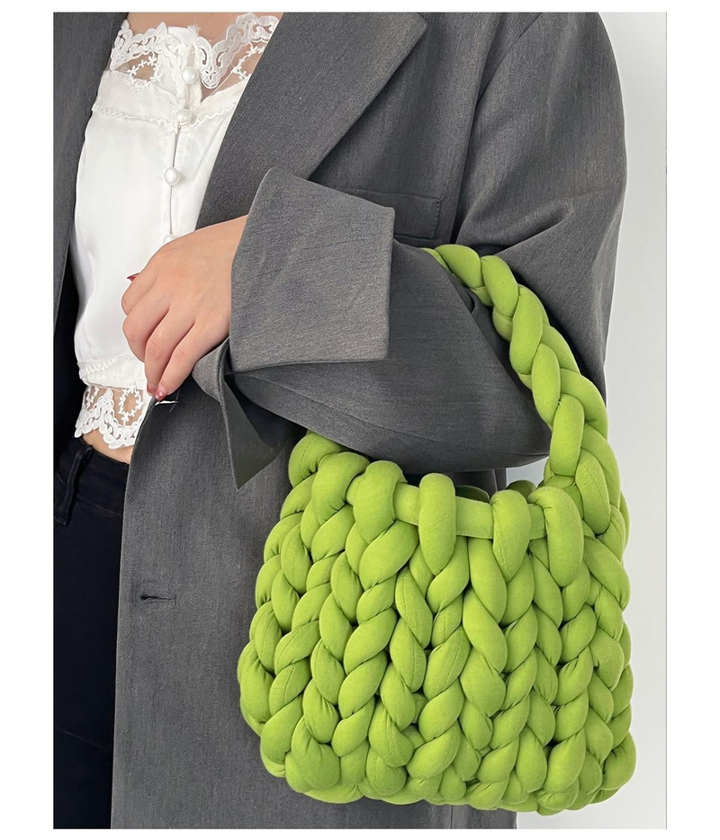 Borsa tessuta a mano fai-da-te in lana islandese super spessa, piccola borsa quadrata fatta a mano con ghiaccio freddo fatto in casa per la fidanzata_voghion.com