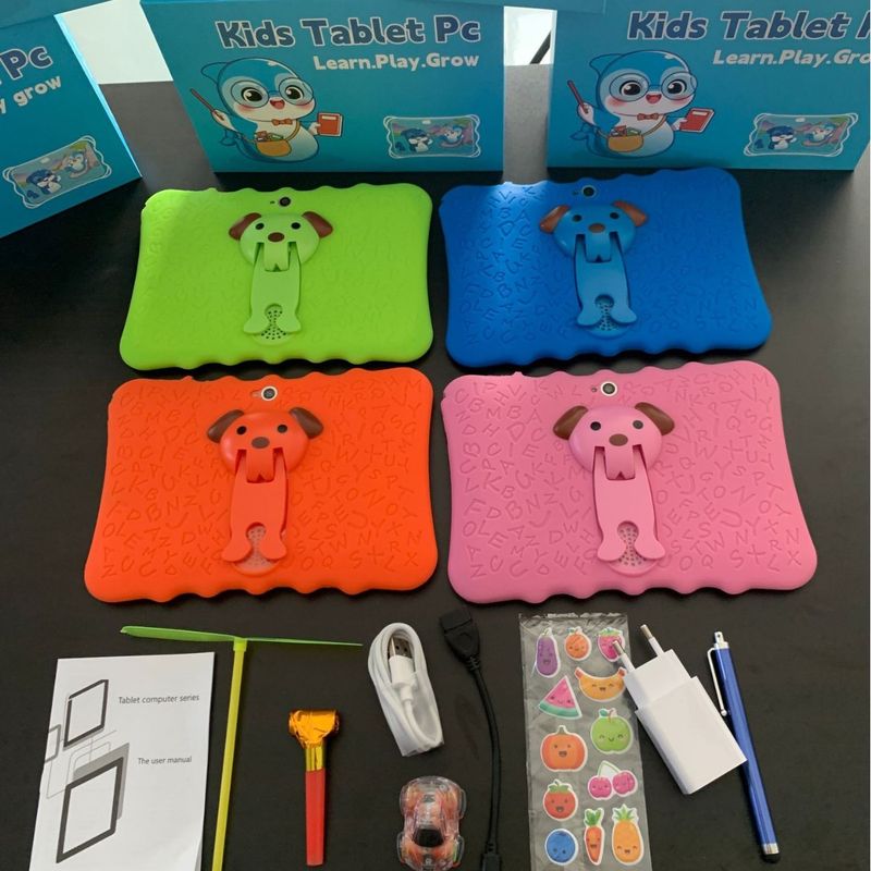7-Zoll-Kinder-Tablet-Computer mit intelligentem Lernsystem, Nachhilfegerät für Schüler, Handel_voghion.com