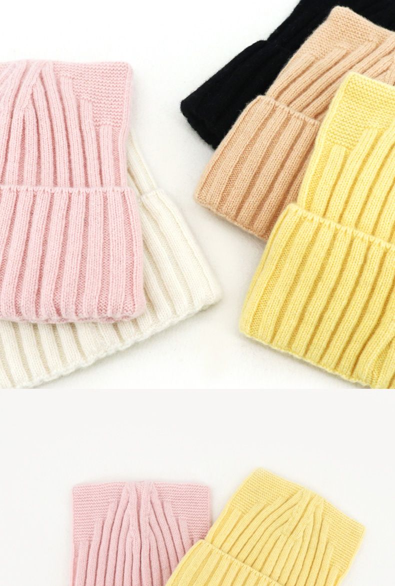 100% orecchie di gatto (pane a forma di orecchie di gatto al vapore) lavorato a maglia per le donne in inverno, cappello versatile di alta qualità, caldo e carino_voghion.com