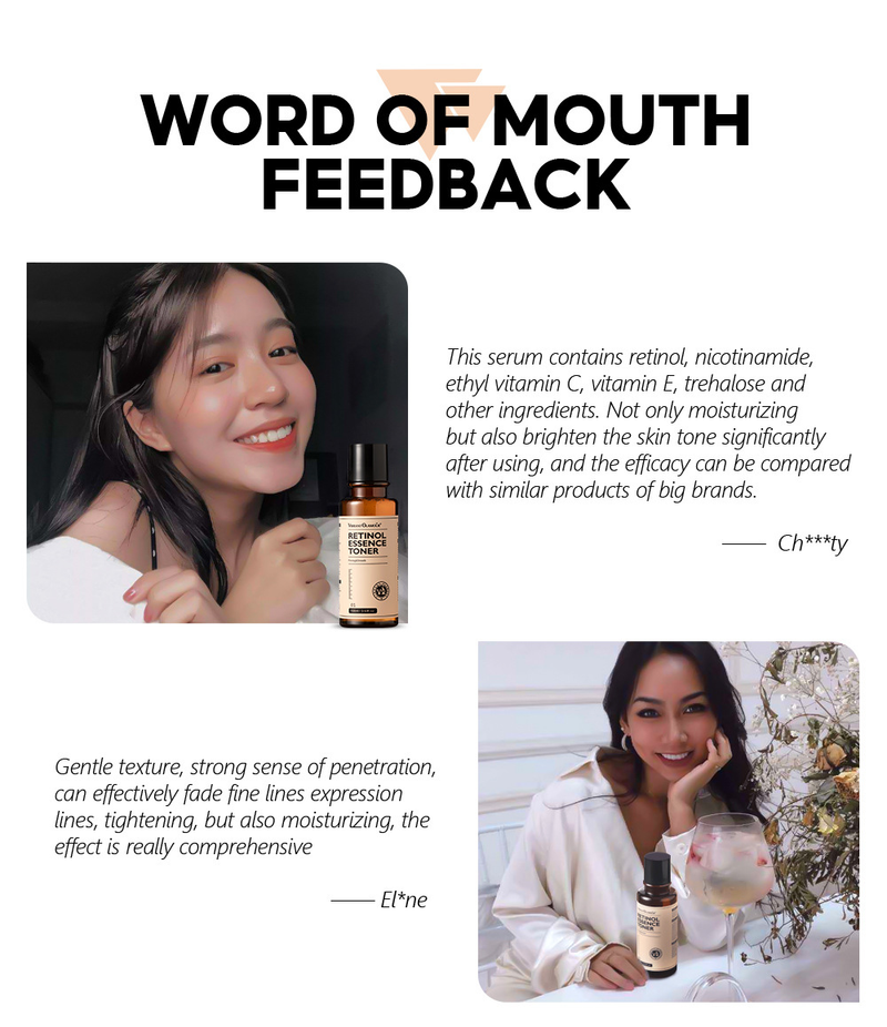 Cross Border VIBRANT GLAMOUR Retinol Toner Öregedésgátló Hidratáló Nikotinamid Bőrápolási Termékek_voghion.com