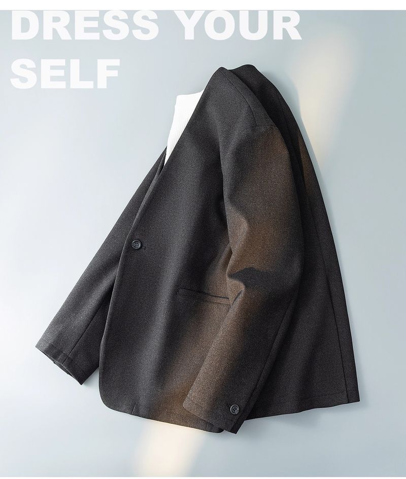 2025 New Autumn High-End Suit Set For Men Business Casual Stylish Loose Blazer Two-Piece Trendy_voghion.com