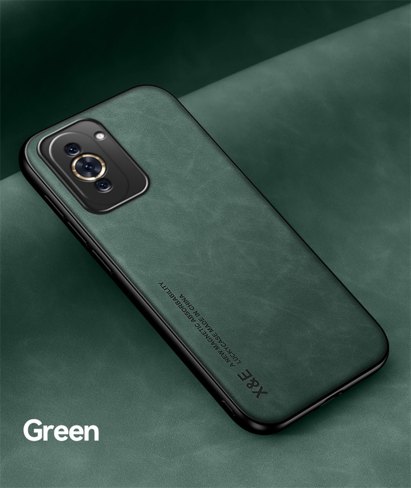 Custodia antiurto in pelle retrò di lusso per Huawei Nova 10 9 SE 7 Pro 6 5 P50 P30 Pro P20 P40 Lite con cornice in silicone morbido_voghion.com