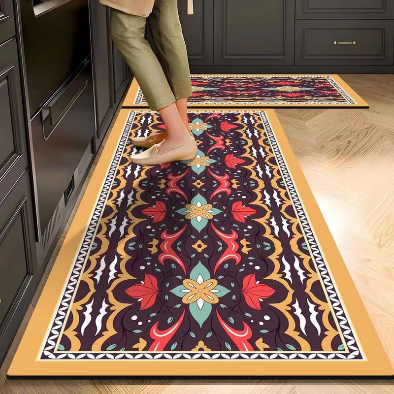 Extra Long Diatomite Kitchen Mat – Super Absorbent & Oil-Resistant Non-Slip Floor Mat For Kitchen, Entryway, Bathroom – Wash-Free & Dirt-Proof_voghion.com