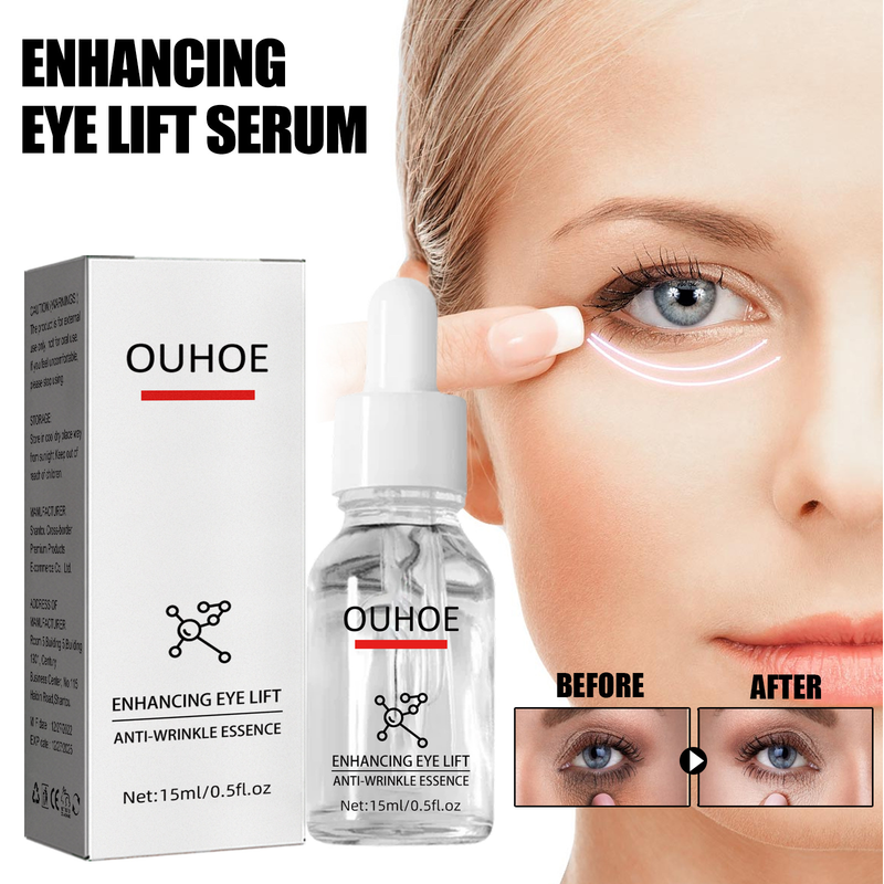 Eye Serum for Dark Circle and Wrinkles Bags Removal Lifting Firming Essence Anti Puffiness Reduce Fine Lines Eye Skin Care_voghion.com