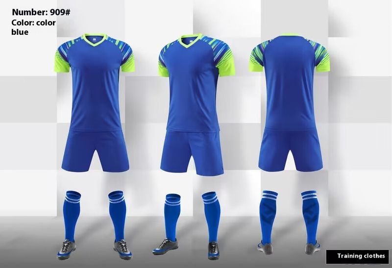 Schnelle Laufgeschwindigkeit, Trockene Kleidung Studenten, Kurzärmlige Sportbekleidung, Trikots Für Wettkämpfe, Fußballuniformen, Herren_voghion.com
