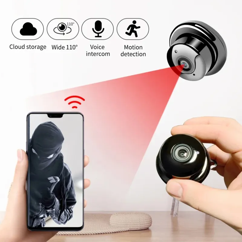 1080P HD mini Wifi kamera nevidljiva Espia kamera pametna kućna sigurnost IP web kamera daljinski nadzor IR noćni vid mala_voghion.com