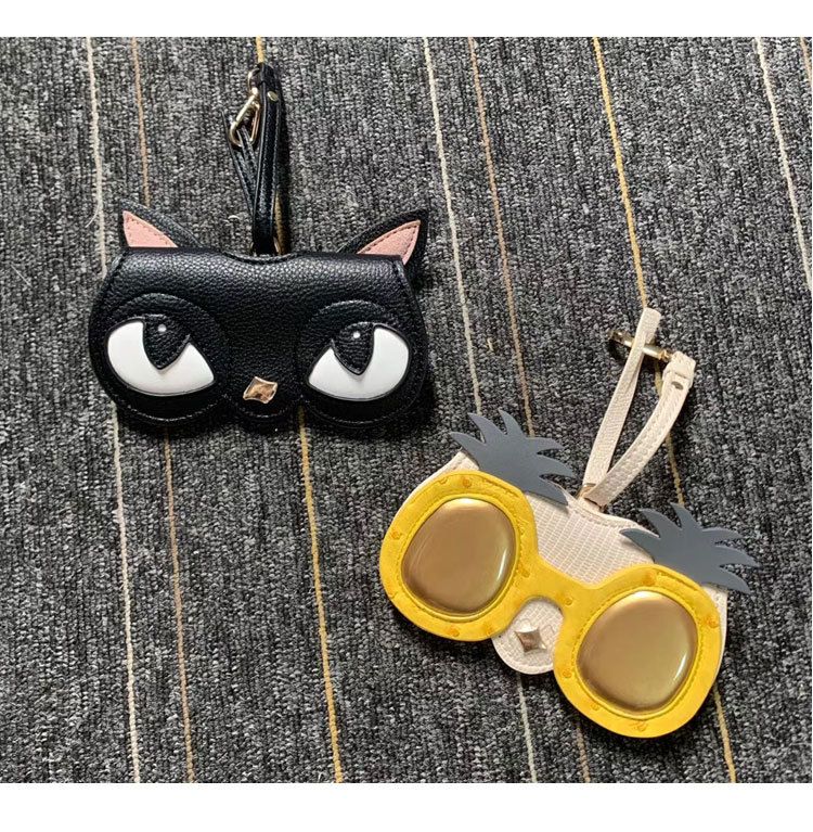 Unisex Brillentasche Out of the Street Brillentasche Sonnenbrillenbox PU Leder Sonnenbrillentasche Hakenanhänger_voghion.com