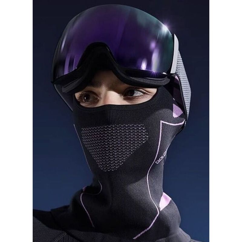 Skimaske Warme Kopfbedeckung Radfahren Winter Herren Kältebeständig Motorrad Winddicht Helm Liner Innenhut_voghion.com