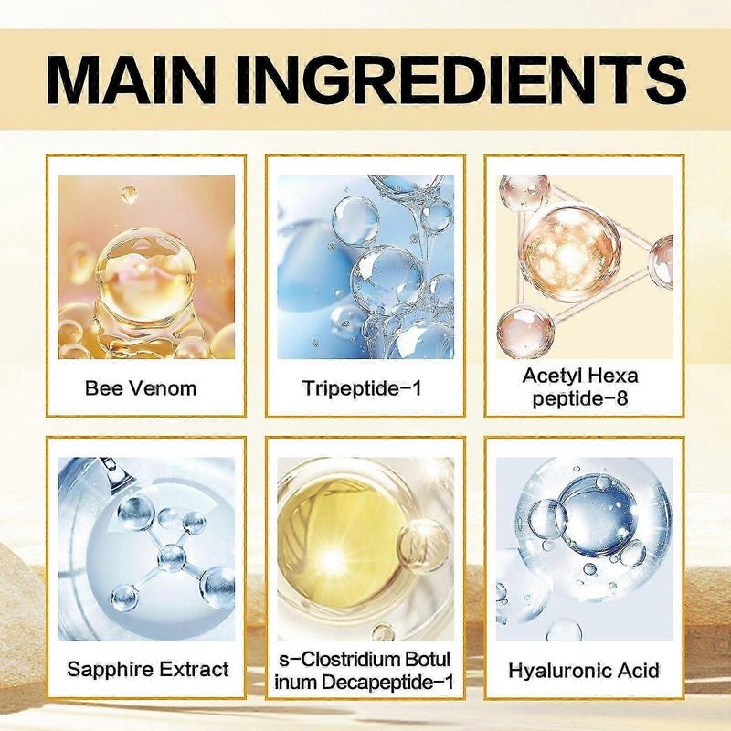 1-3pcs Bee Venom Firming Anti Wrinkles Body Lotion, Bee Venom Wrinkle Removal Cream, Moisturizing, Lifting & Recovery For All Skin Type, Anti-Aging Be_voghion.com