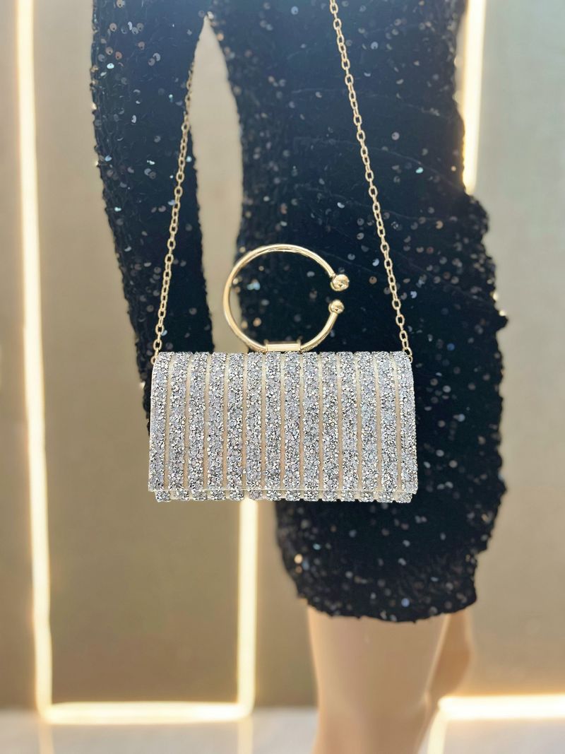 Wiosna Nowa Ślubna Impreza Damska Torebka Torebka Crossbody Wieczorowa 2025 Nowa Moda Setki_voghion.com