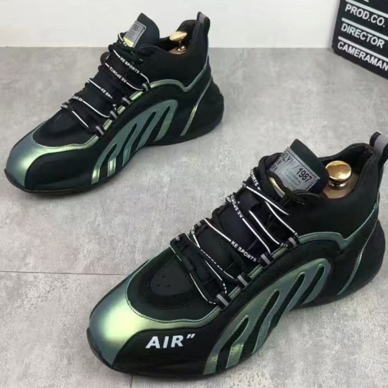 Spring And Autumn New Men's Sports Casual Fashion Versatile Breathable Running Height Increasing Dad Shoes_voghion.com