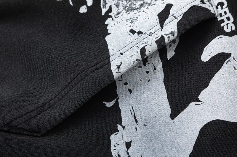 Men’s Oversized Hooded Zip-Up Sweatshirt – Vintage Washed Look, Streetwear Letter Print, Hip-Hop Style Open Front Jacket_voghion.com