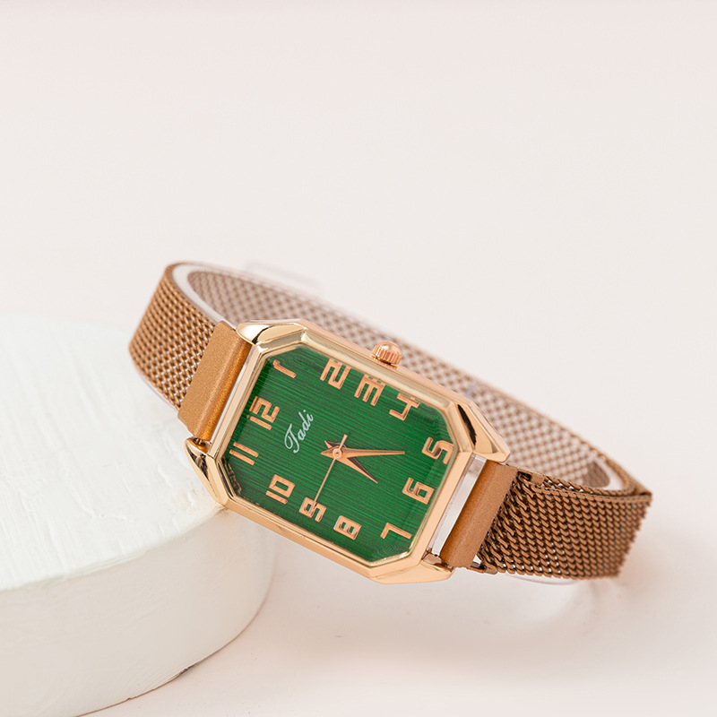 Nuovo orologio da donna al quarzo con fibbia magnetica in lega classica, trendy e minimalista_voghion.com