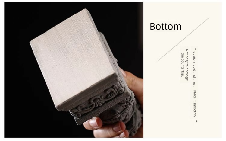 New Stone Carving Lion Pair Cement Chinese Style Creative Fish Tank Bonsai Landscape Decoration Ornament_voghion.com