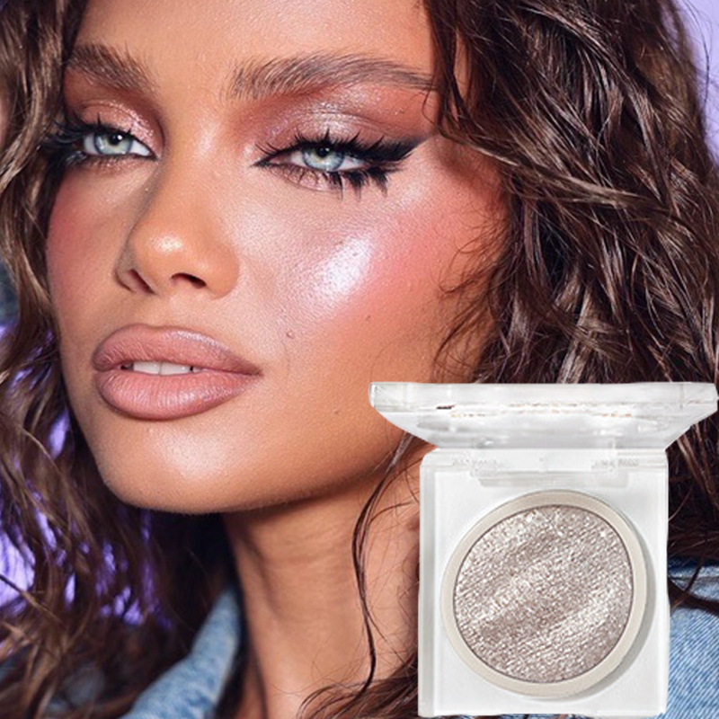 Ombretto monocromatico alto Palette di trucco Texture di purè di patate Diamond Glitter Contouring Illumina il corpo del viso_voghion.com