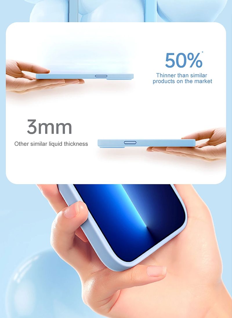 Nowe silikonowe etui na telefon iPhone 13 14 11 12 Pro Max 15 Plus Bumper Cases Odporne na wstrząsy miękkie etui_voghion.com