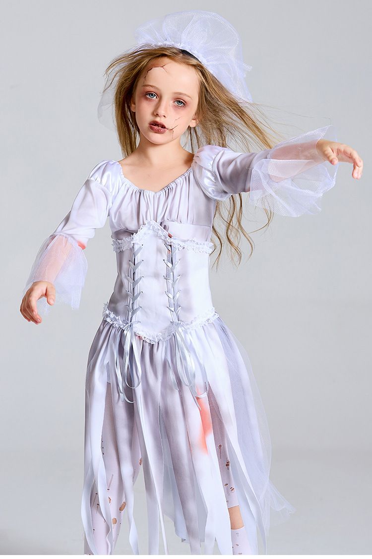Halloween Children's New Product Grey Vampire Boys' Cosplay Zombie Performance Clothing_voghion.com