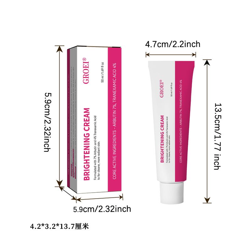 GROEI Arbutin Deeply Breaks Down Melanin Improves Dullness Evens Skin Tone Brightening Whitening Cream_voghion.com