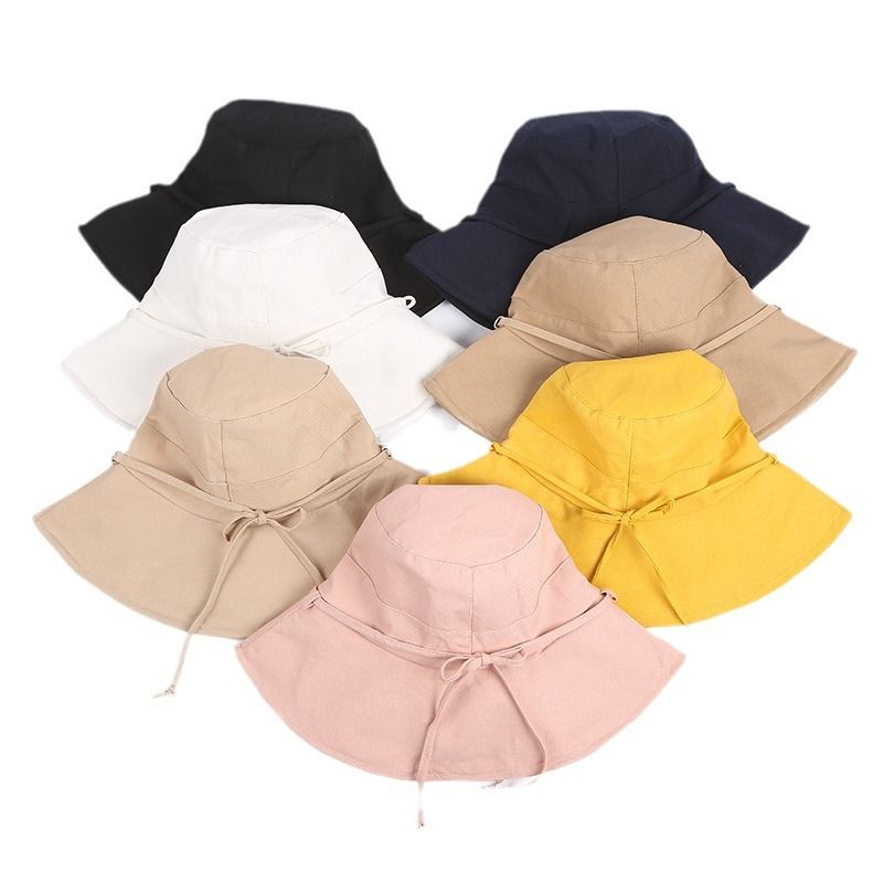 Cappello di tela versione coreana per parasole dritto per sport all'aria aperta, cappello per adulti da donna_voghion.com