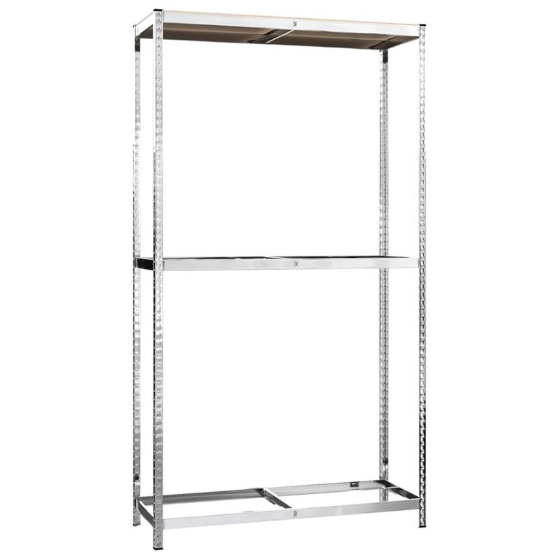 2-Layer Tire Rack Silver 43.3"x15.7"x70.9" Steel_voghion.com